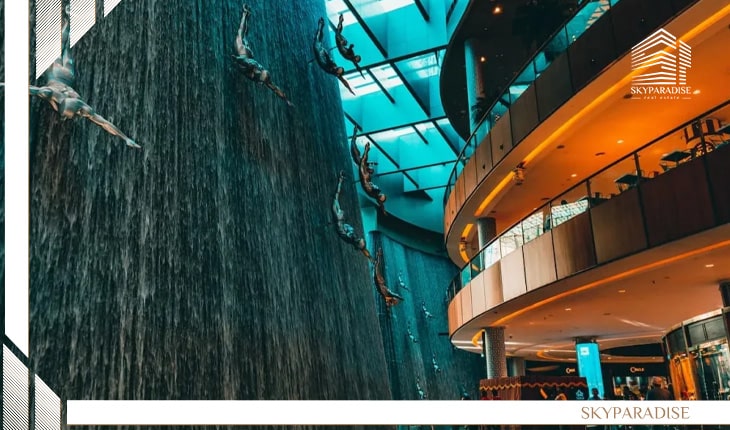 dubai waterfall